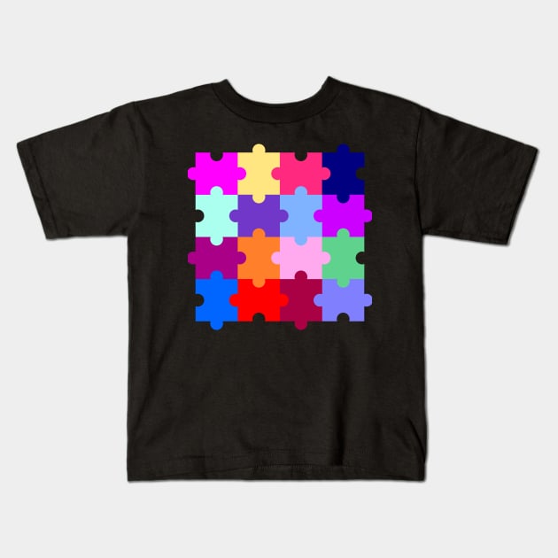 Jigsaw -4 Kids T-Shirt by Ellie B Designs